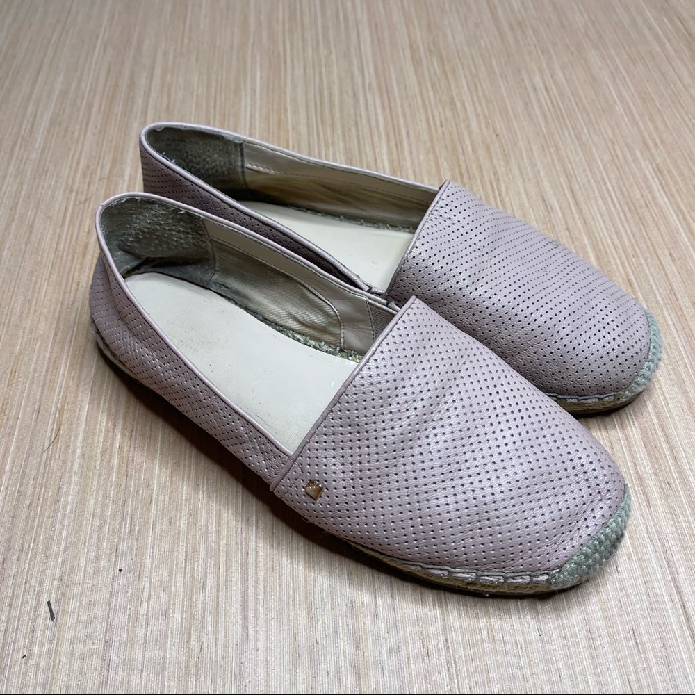 Kate Spade New York Gianna Espadrille Flats Flapper Pink Leather 9 S1110010